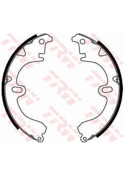 GS8224 Arka Pabuc Balata Corolla 83-92 GS8224