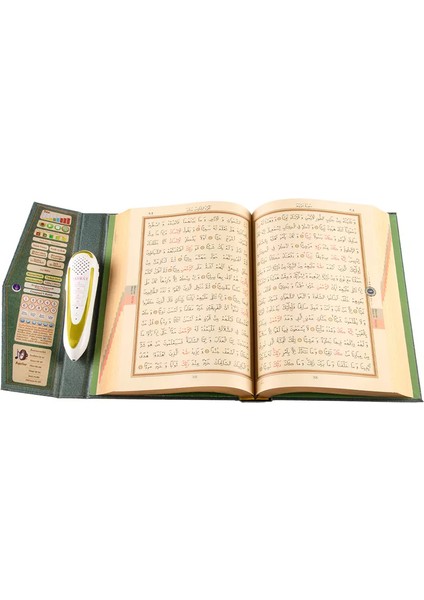 Kuran Okuyan Kalem Seti (Yeşil, Rahle Boy, Karton Kutulu)