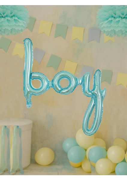 Boy Mavi Folyo Balon 83X83CM