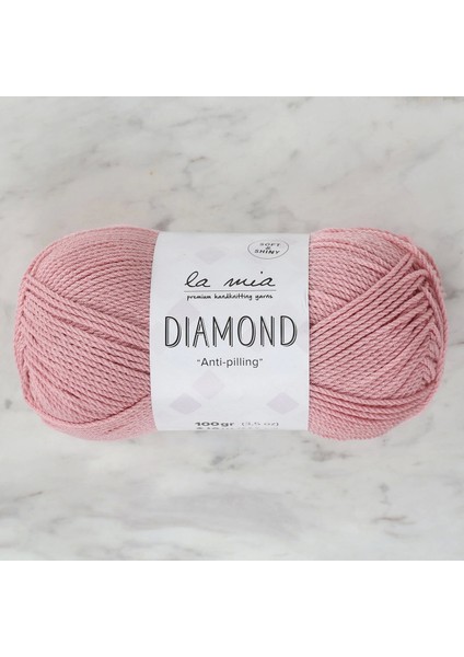 Diamond Pembe El Örgü Ipi - L164 - 33738