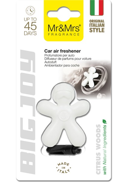 Big Joy - Oto Araç Kokusu, Araba Klima Kokusu, Oto Kokusu - Citrus Wood