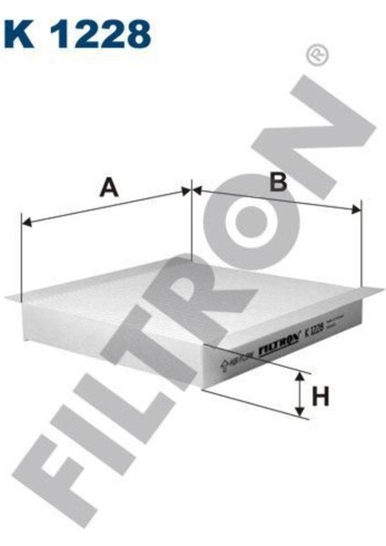 Ftr K1228 Polen Filtresi Fıorıno-Nemo-Bıpper 1.4 Hdı 08=- Lınea 1.4 Mtj 07=-