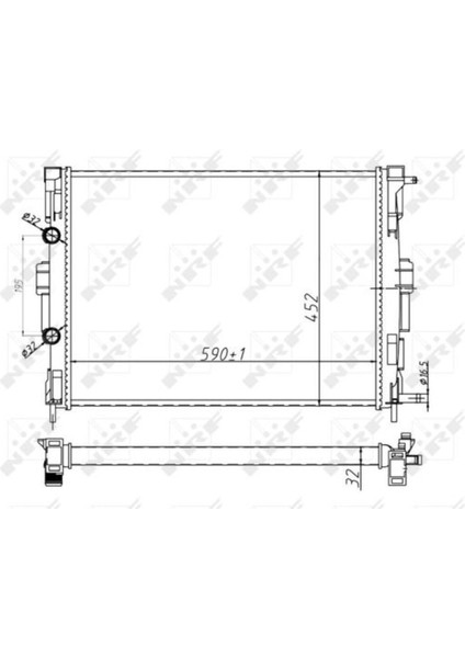 58329A Motor Radyatoru Megane Iı Scenıc 1.5dcı 1.4/1.6/2.0 16V 59045526/1 Sıra Alb Sıstem-