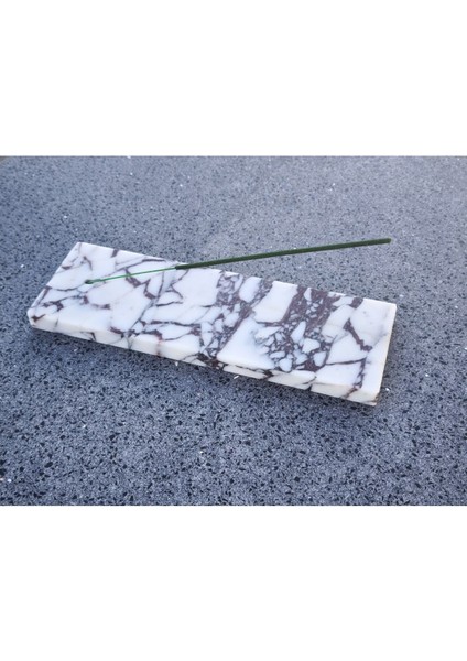 Mermer Tütsülük Afyon Menekşe Mermeri Gerçek Mermer Mat Yüzey Tütsü Dahil Değildir Gerçek Mermer El Yapımı