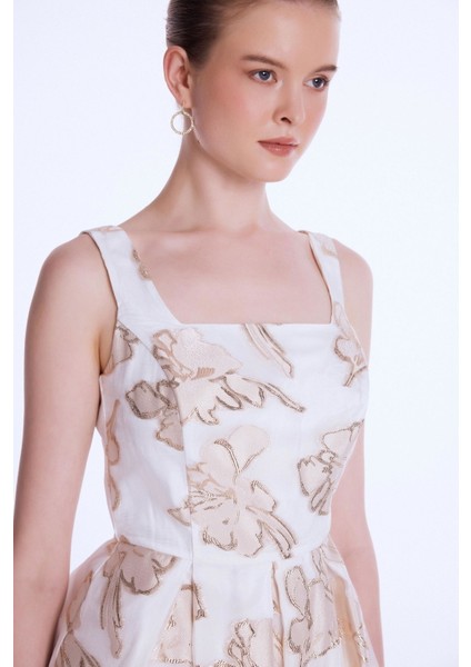 Askılı Jakar Elbise Gold 12434525003 modelleri