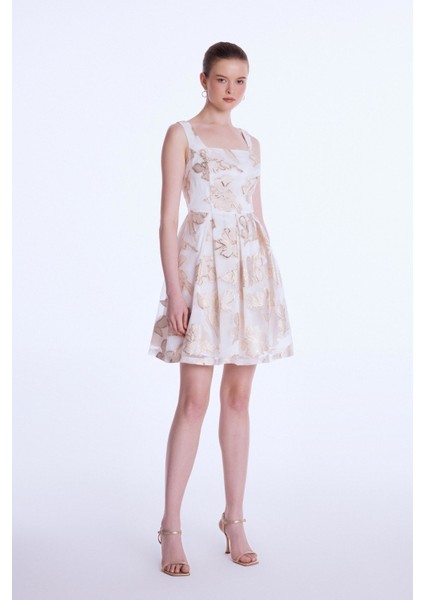 Askılı Jakar Elbise Gold 12434525003 fırsatları