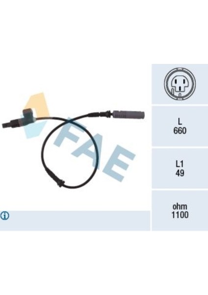 Sensör Abs E-36 Ön