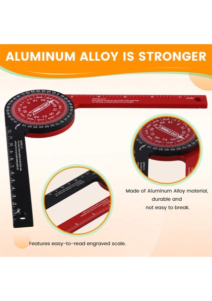 360 Derece Açı Ölçer Ağaç Işleme Yatay Açı Ölçer Açı Kesme Bulucu Dıy Açı Cetveli Açı Ölçüm Cihazı (Yurt Dışından) indirimleri