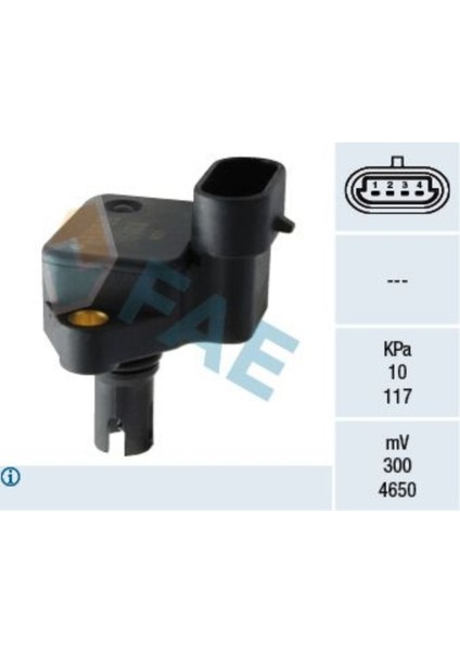 15066 12140872648 Bmw Tüm Araçlar Basınç Sensörü Emme Mını R-50/52/53/freelander