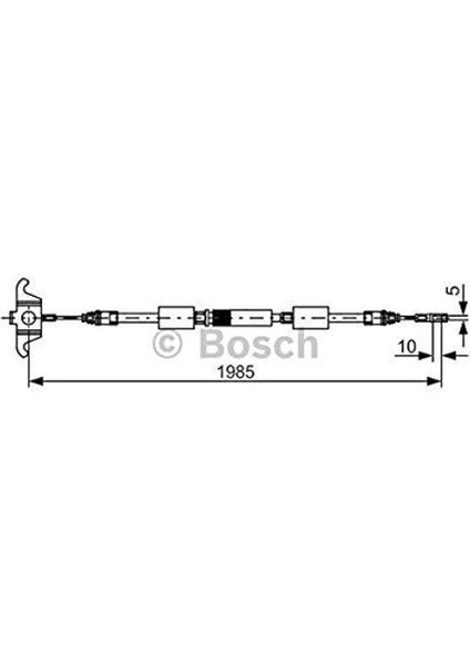 1987482128 El Fren Telı Volvo XC90 02-14