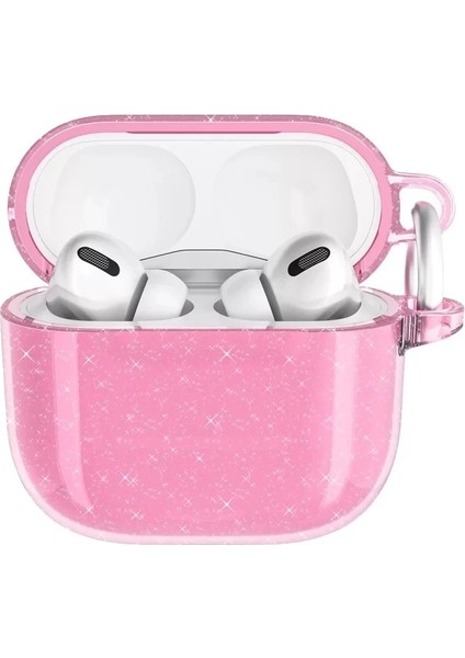 Apple Airpods 4 Kılıfı Allstar Airbag 32 Parlayan Parıltılı Simli Saydam Renkli Kılıf Şeffaf Kapak Kablosuz Şaj Destekli modelleri