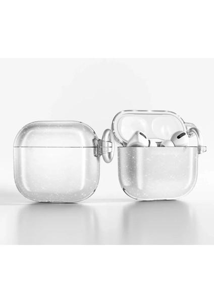 Apple Airpods 4 Kılıfı Allstar Airbag 32 Parlayan Parıltılı Simli Saydam Renkli Kılıf Şeffaf Kapak Kablosuz Şaj Destekli fırsatları