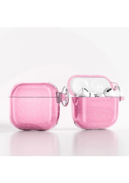 Apple Airpods 4 Kılıfı Allstar Airbag 32 Parlayan Parıltılı Simli Saydam Renkli Kılıf Şeffaf Kapak Kablosuz Şaj Destekli indirimleri