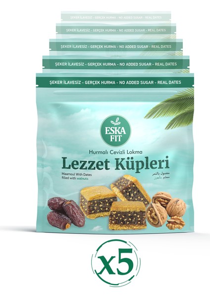 Hurmalı Cevizli Lokma (1set = 5paket)