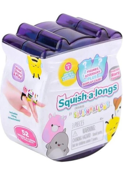 Bfs AL0001-1 Squish-A-Longs 2 Figür + Yüzük Sürpriz Paket 24LÜ Display seri 1