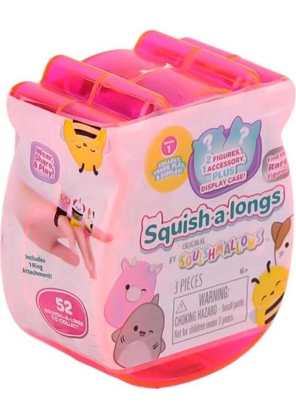 Bfs AL0001-1 Squish-A-Longs 2 Figür + Yüzük Sürpriz Paket 24LÜ Display seri 1