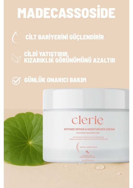 Antioksidan İçeren Yoğun Nemlendirici Cica Krem ve Anti- Aging & Yaşlanma Önleyici Bakuchiol Retinol Serum - Clerie Gece Cilt Bakım Seti fiyatları
