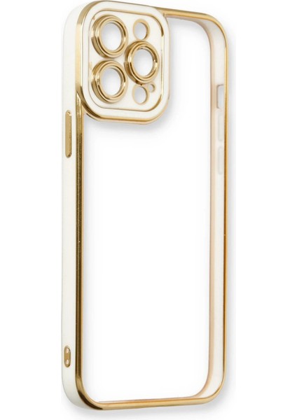 iPhone 13 Pro Kılıf Liva Lens Silikon - Beyaz - CPT109759-1852 fırsatları