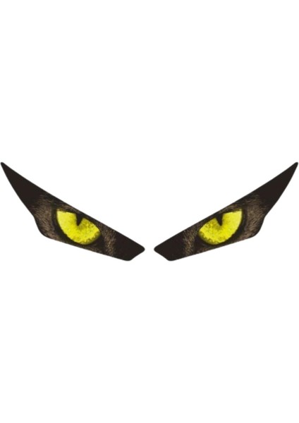 Rks R250 2023 - 2024 Uyumlu Far Sticker Sarı Göz