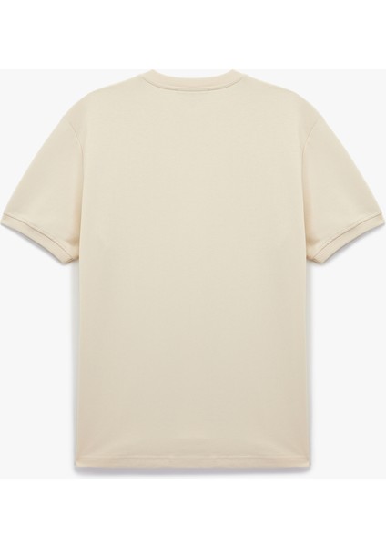 Regular Fit Kısa Kollu Bisiklet Yaka Pamuklu Baskılı Tişört fiyatları