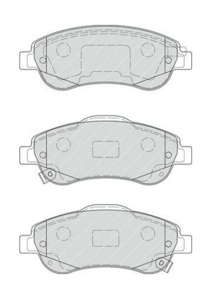 FDB4228 On Fren Balatası Honda Crv 2007-2012 Crv 2012>