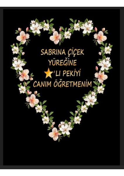 Canım Öğretmenim,yılın Öğretmeni,öğretmenler Günü,okul Panosu Kumaş Pano 150X200