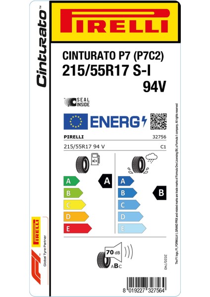 215/55 R17 94V S-I Cint P7 Oto Yaz Lastiği (Üretim Yılı:2023) fiyatları