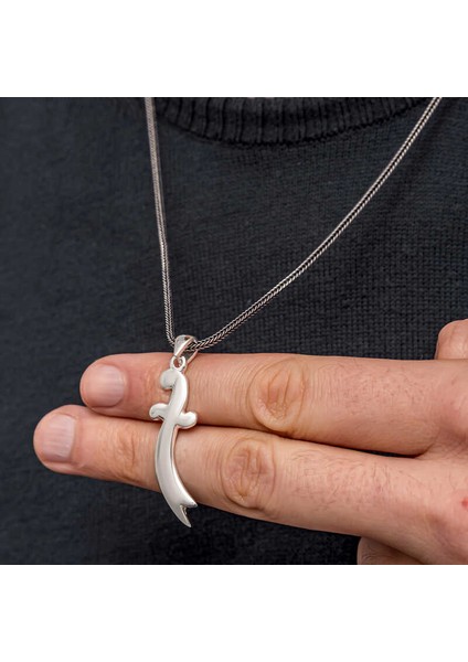 Gümüş Zülfikar Erkek Kolye SL10795 fiyatları