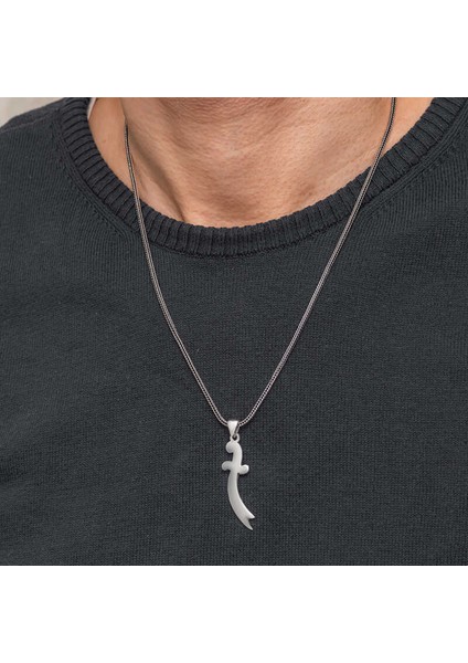 Gümüş Zülfikar Erkek Kolye SL10795 indirimleri