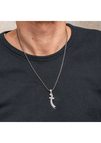Gümüş Zülfikar Erkek Kolye SL10795