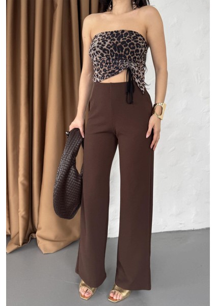 Full Likra Esnek ve Rahat Palazzo Pantolon modelleri