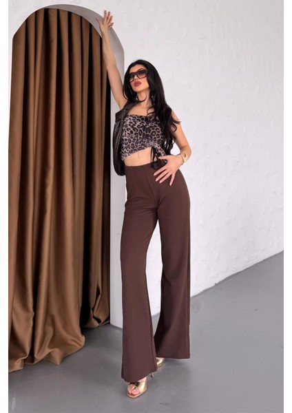 Full Likra Esnek ve Rahat Palazzo Pantolon indirimleri