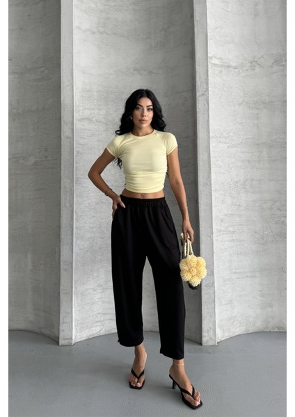Everyday Comfort Modal Kumaş Yüksek Bel Rahat Pantolon