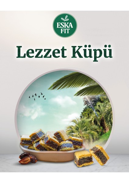 Hurmalı Kakaolu Fındıklı Lokma (1 Set = 5 Paket)