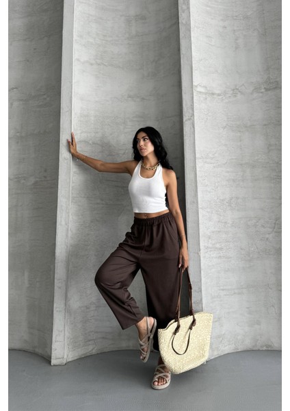Everyday Comfort Modal Kumaş Yüksek Bel Rahat Pantolon indirimleri