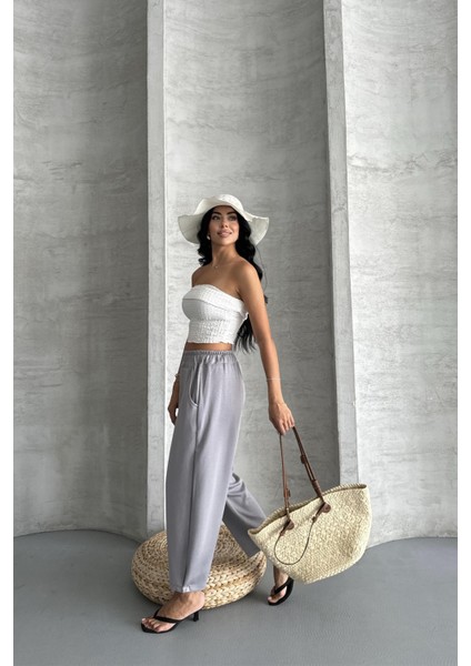 Everyday Comfort Modal Kumaş Yüksek Bel Rahat Pantolon fiyatları
