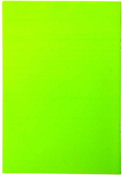 Text A5 40 Yaprak Çizgili Plastik Neon Kapaklı Defter Yeşil
