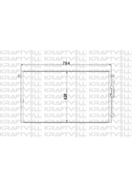 08060145 Kondenser Chrysler Voyager 02- 5072262AA