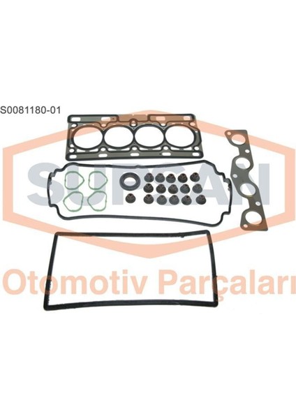 S0081180 Ust Takım Contası Renault Twıngo. Clıo 1.2 16V Eng. D4F Kecelı. S