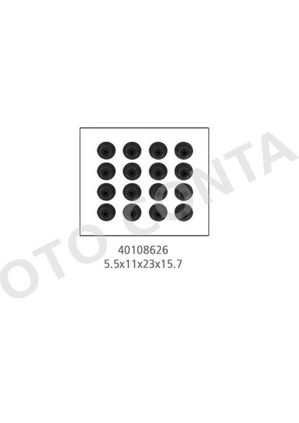 Otoconta 40108626 Oto Conta Subap Lastiği Clıo Iı 01- 1.2 16V D4F D4D 16 L
