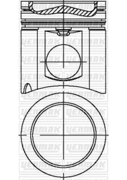 31 -4747-0 Piston - Segman 128,00MM Std Komple Mercedes Axor 1938-2640-3340-4140-O400-O500 / O