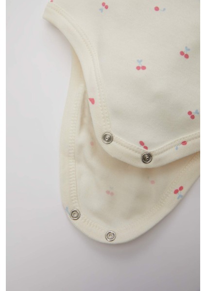 Kız Bebek Yeni Doğan Meyve Desenli Kısa Kollu Çıtçıtlı Body C2540A524SM modelleri