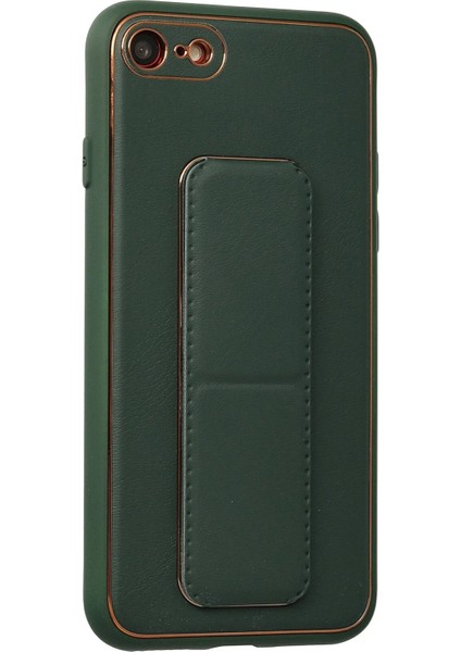 iPhone 7 Kılıf Coco Deri Standlı Kapak - Yeşil - CPT108454-1070 fiyatları