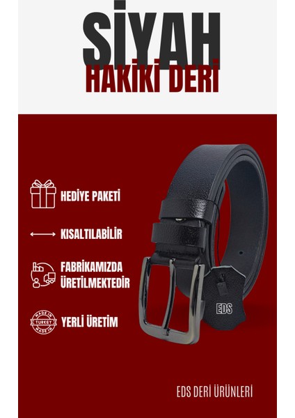Hakiki Deri Spor Erkek Kemer