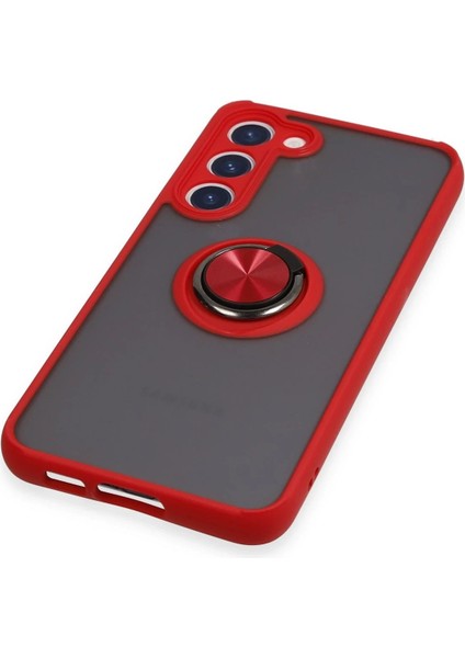 Samsung Galaxy S23 Plus Kılıf Montreal Yüzüklü Silikon Kapak - Kırmızı - CPT105773-6907 indirimleri
