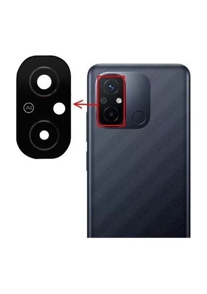 Xiaomi Redmi 12C Uyumlu Kamera Camı Lens