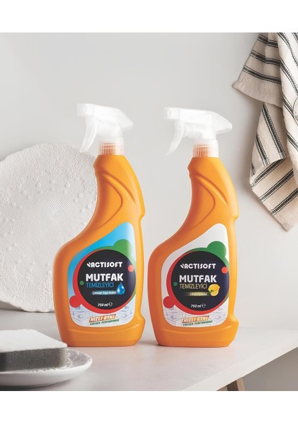 Mutfak Temizleyici Çamaşır Suyu Katkılı Sprey 4 Adet x 750 ml fırsatları