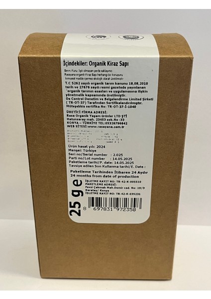 Kiraz Sapı 25 gr