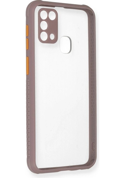 Samsung Galaxy M31 Kılıf Miami Şeffaf Silikon - Açık Mor - CPT105902-3490