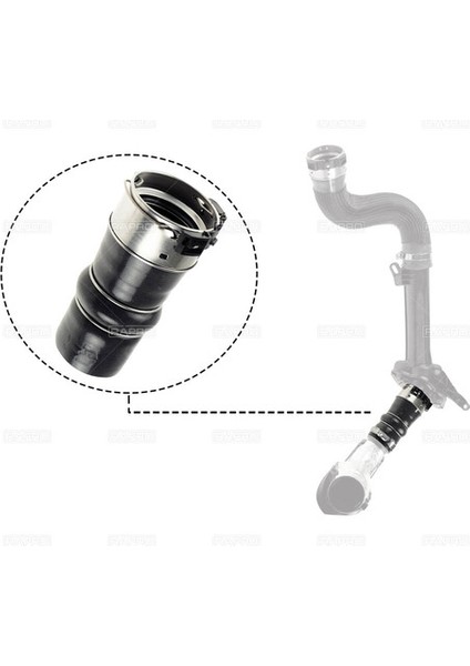 12629 Turbo Hortumu Kucuk Sılıkon Megane Iıı-Fluence 1.5 Dcı